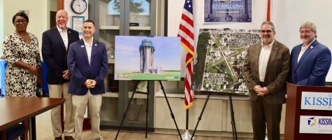Soto with Kissimmee Gateway Airport tower