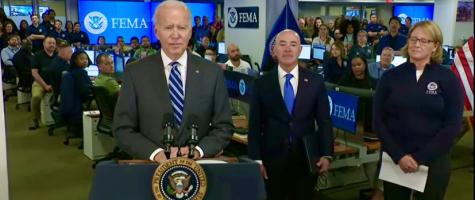 President Biden at FEMA