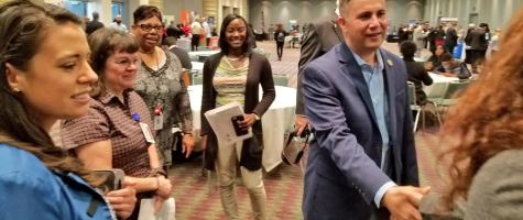 Rep. Soto with constituents