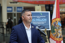 Rep. Soto at MCO presser