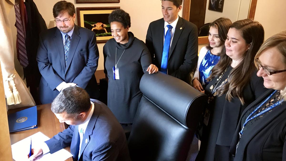 Rep. Soto Signs TUFGRID Act