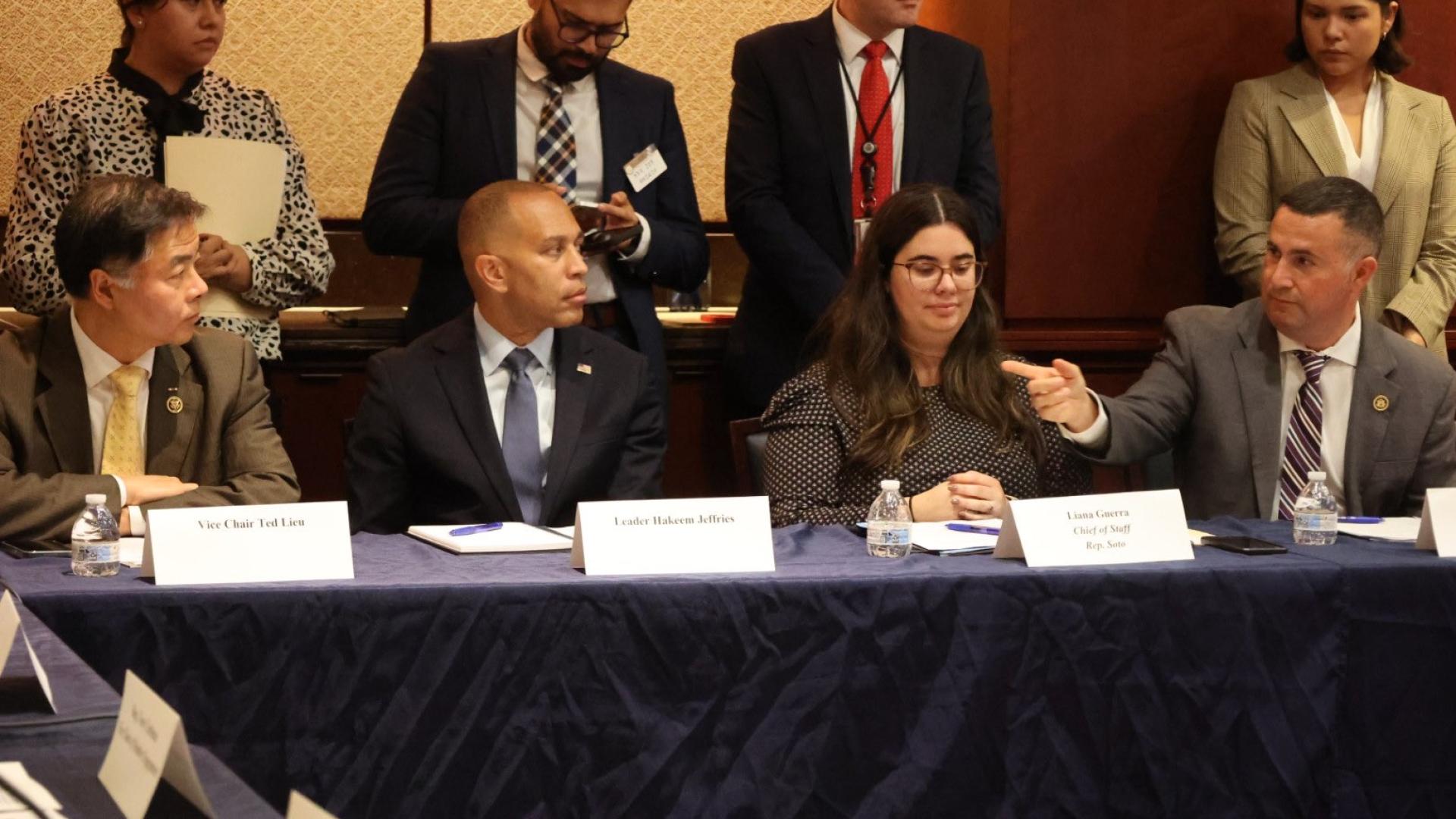 Soto at CHC voting rights roundtable